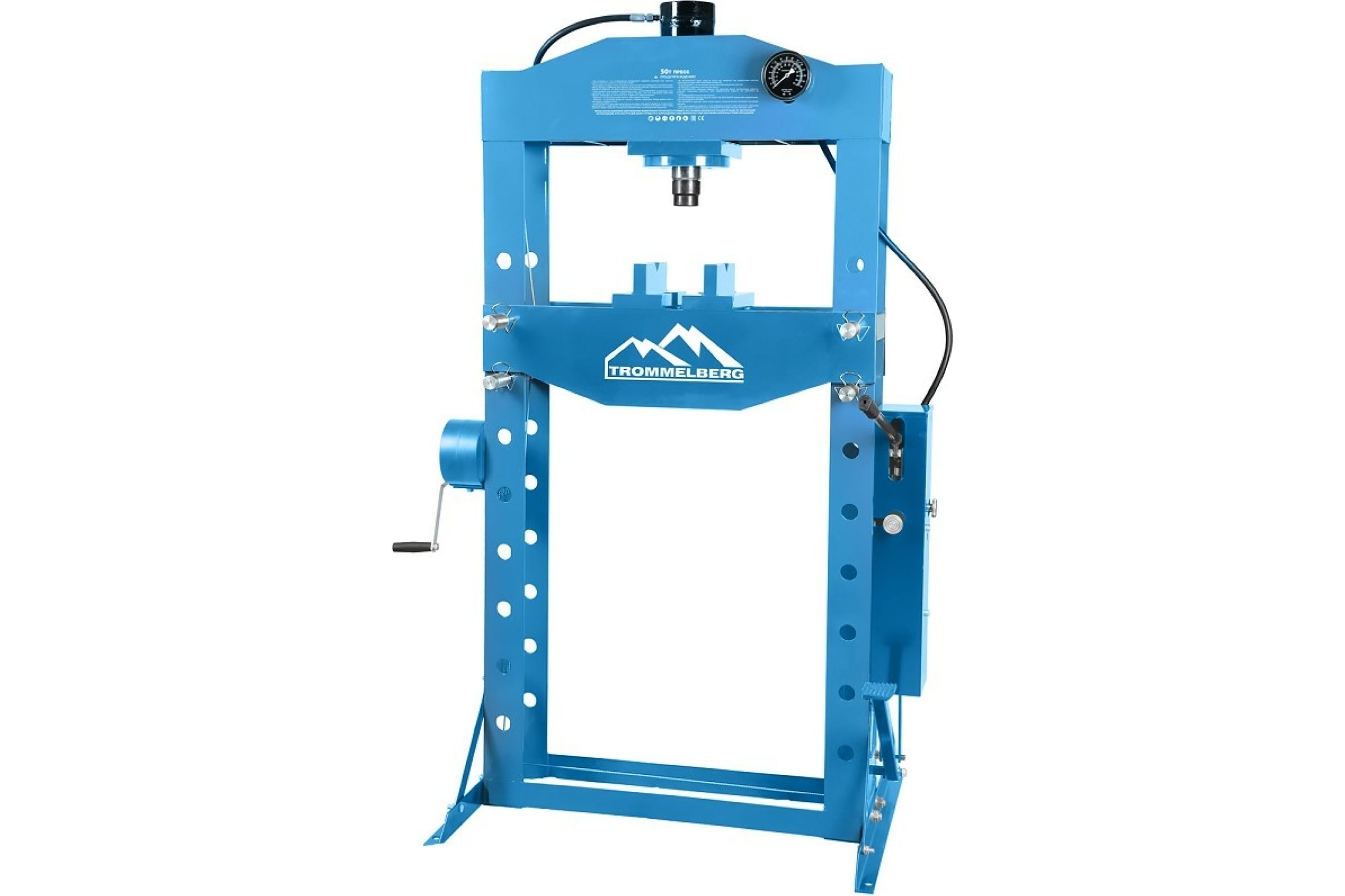 Пресс гидравлический ручной тип ножной 50 тонн Trommelberg SD200850