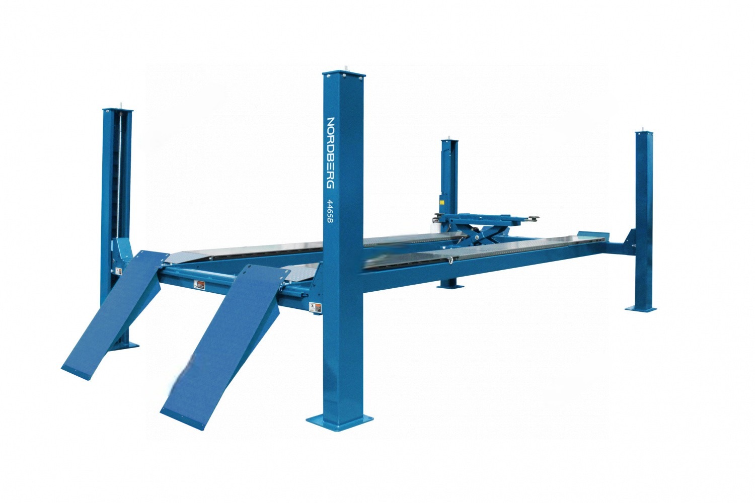 Подъемник 4-стоечный 6,5 т, c пневмогидравлической траверсой N433BA, для  сход-развала, 380 В, синий NORDBERG 4465B купить по выгодной цене Москве и  РФ | Отзывы, характеристики, фото