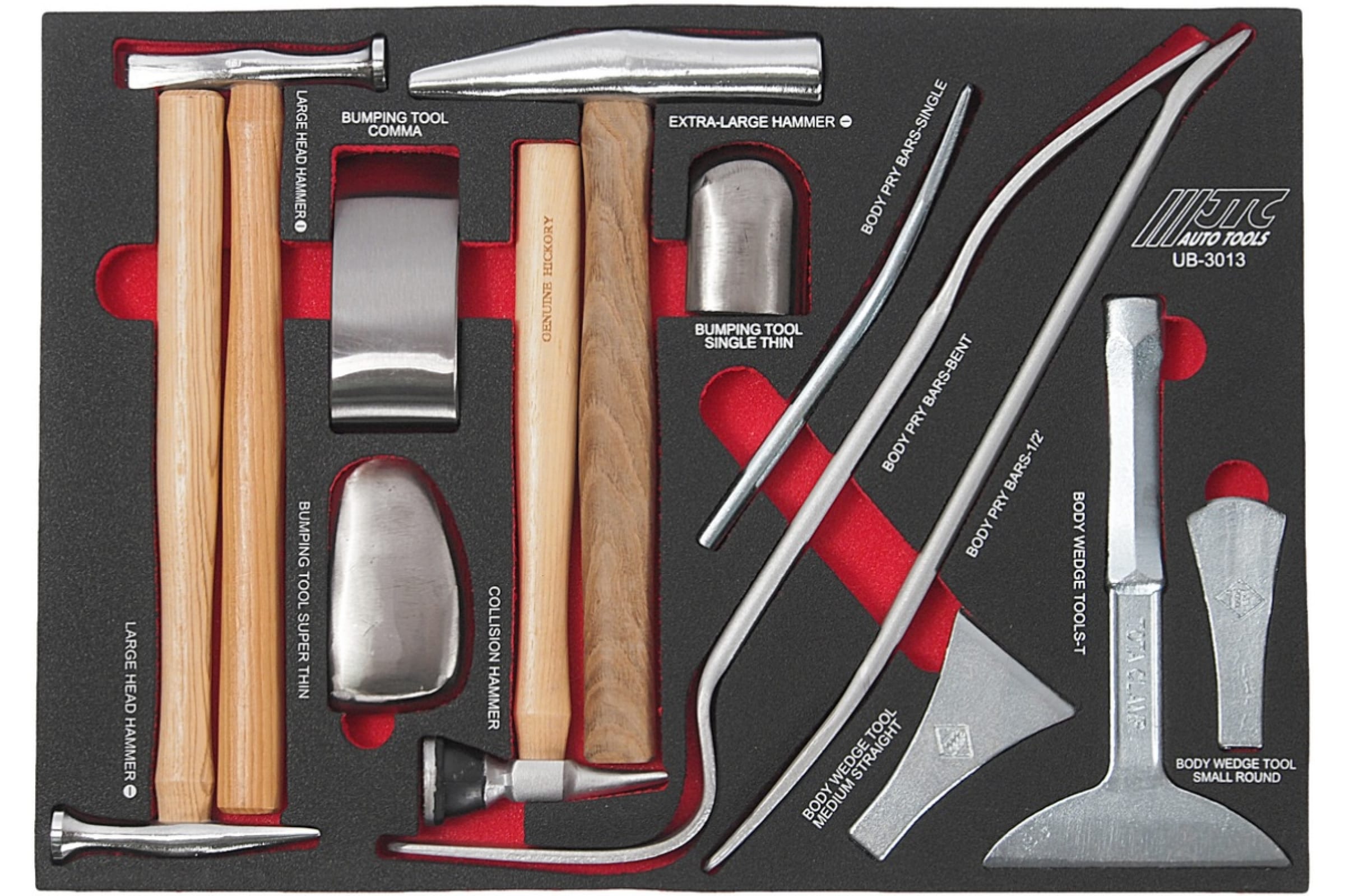 Набор инструмента для кузовных работ, в ложементе 13шт JTC-UB3013 купить по  выгодной цене Москве и РФ | Отзывы, характеристики, фото