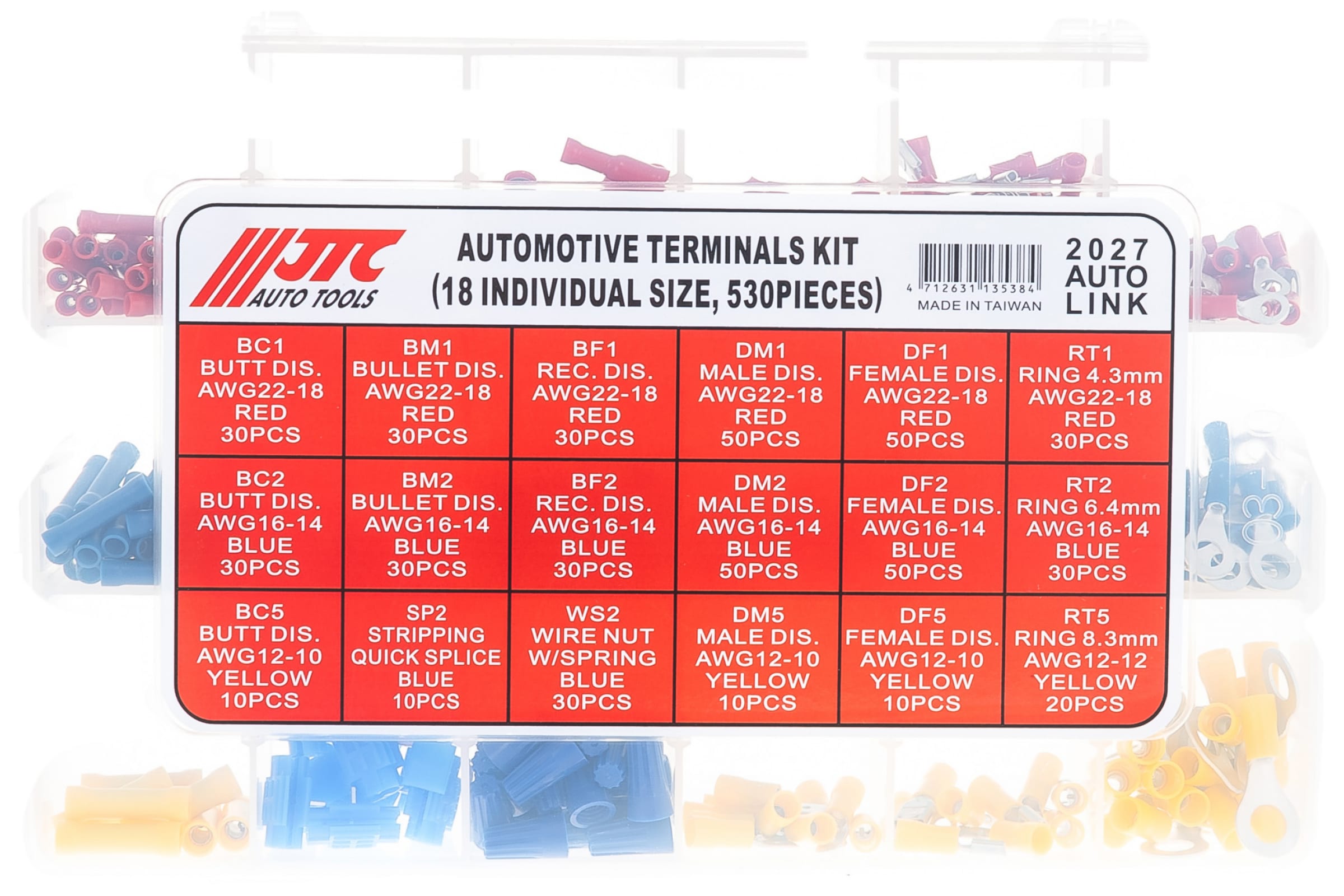 Набор изолированных автомобильных клемм, 530 шт JTC 2027 купить по выгодной  цене Москве и РФ | Отзывы, характеристики, фото