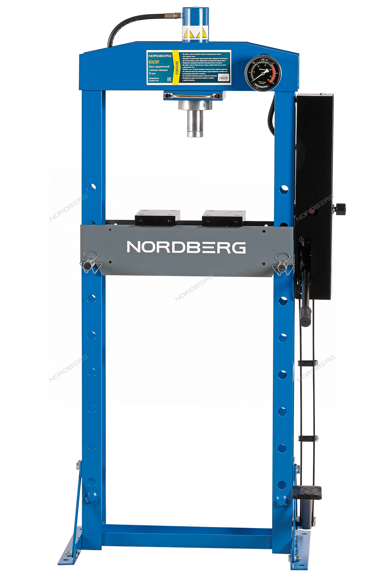 Пресс с ножным приводом Nordberg N3620F, 20тн купить по выгодной цене  Москве и РФ | Отзывы, характеристики, фото